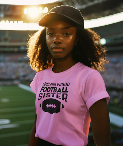 Loud and Proud Football Sister