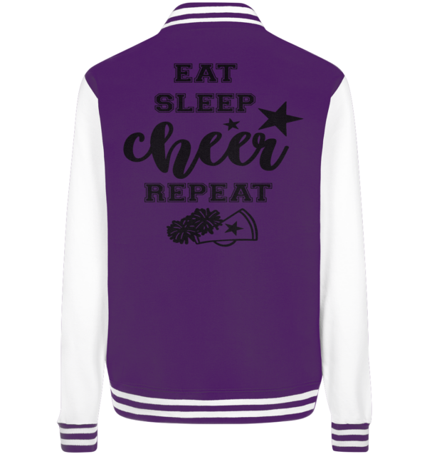 Eat Sleep Cheer Repeat - College Jacket - Amfoo Shop