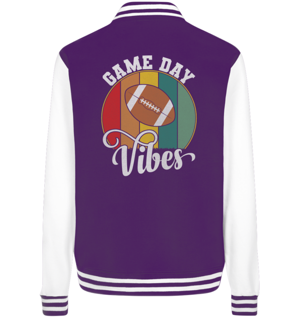 Game Day Vibes White - College Jacket - Amfoo Shop