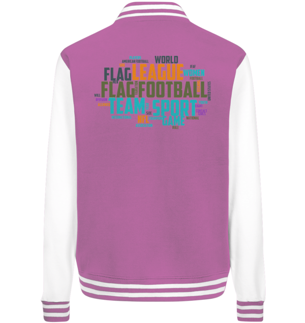 Flag Football Word Bubble - College Jacket - Amfoo Shop