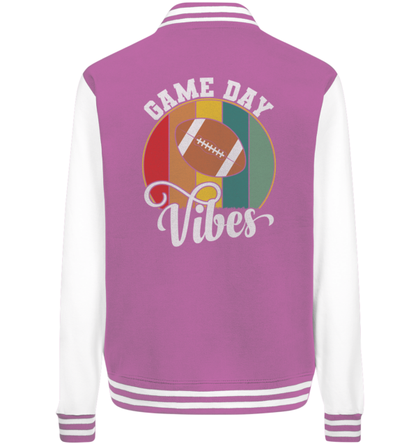 Game Day Vibes White - College Jacket - Amfoo Shop