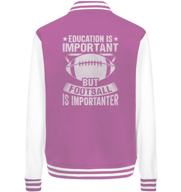 Football is importanter - College Jacket - Amfoo Shop