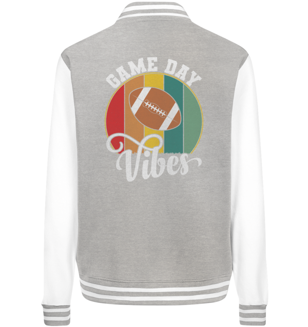 Game Day Vibes White - College Jacket - Amfoo Shop