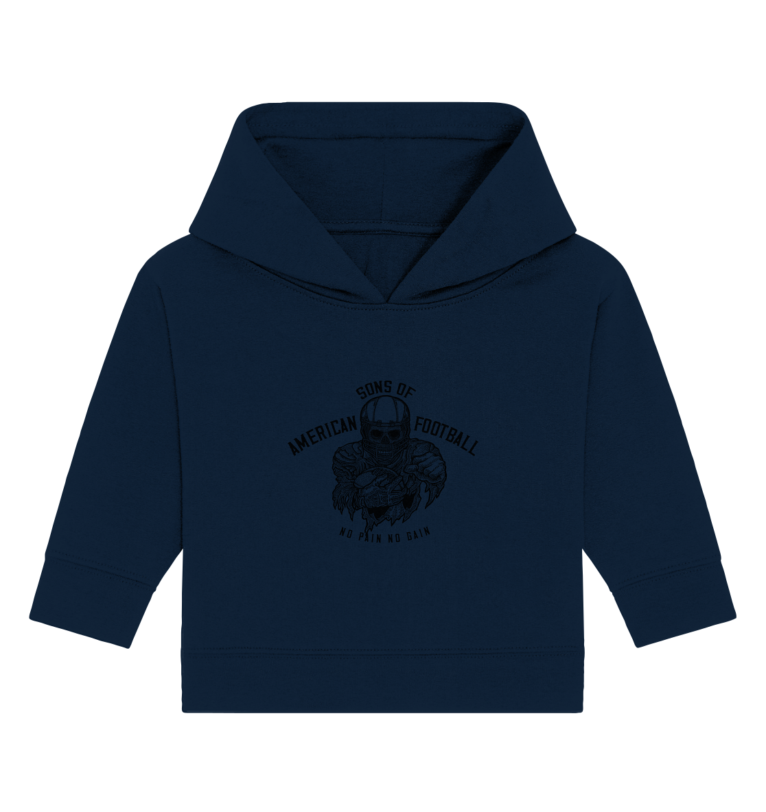 SAMFO No Pain No Gain - Baby Organic Hoodie - Amfoo Shop