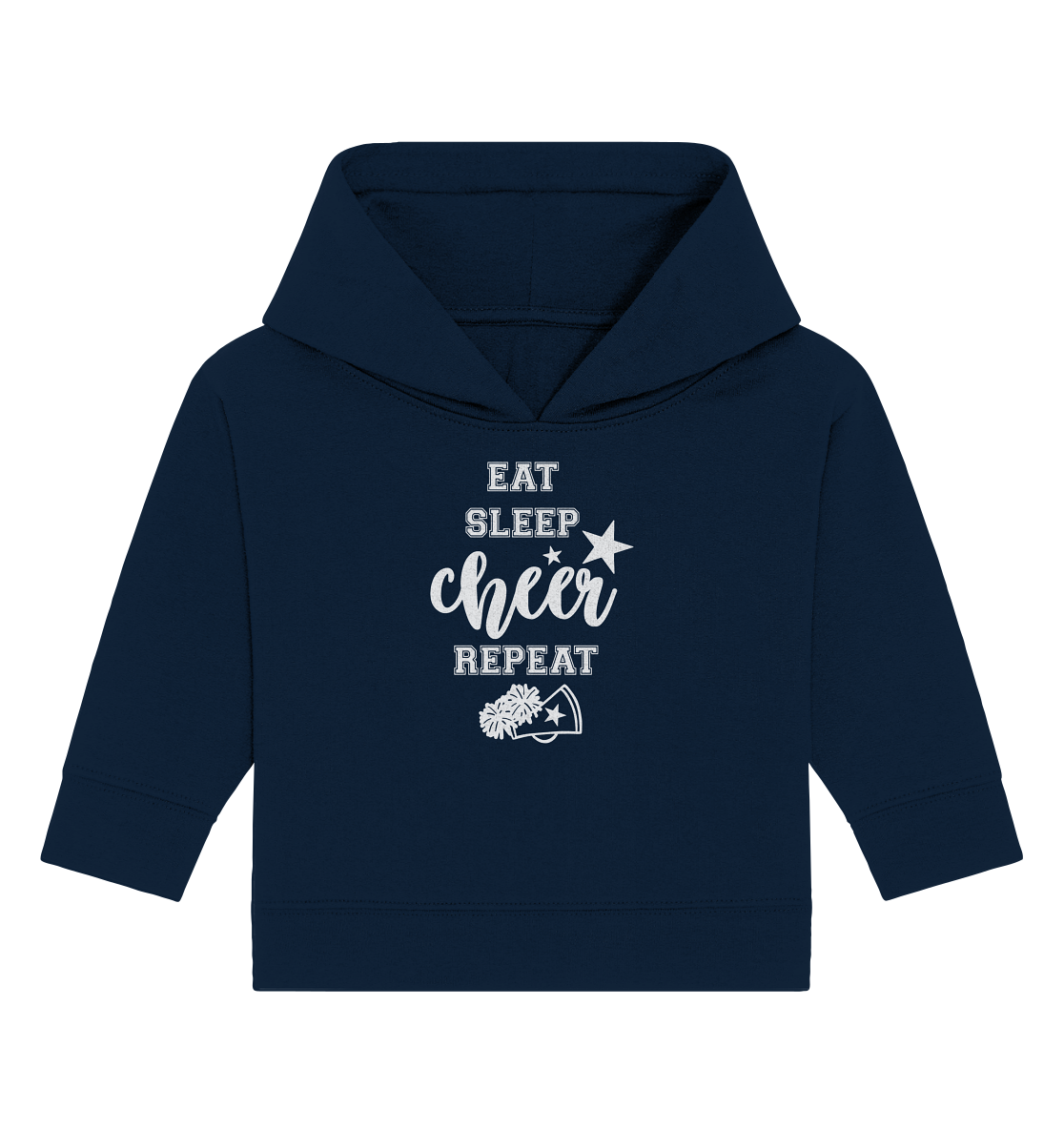 Eat Sleep Cheer - Baby Organic Hoodie - Amfoo Shop