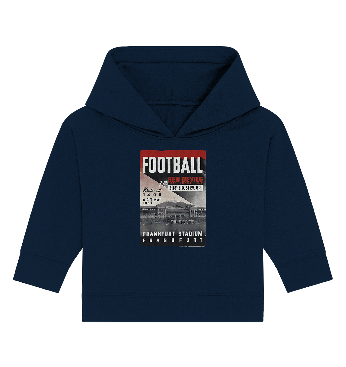 Frankfurt Football 1945 - Baby Organic Hoodie - Amfoo Shop