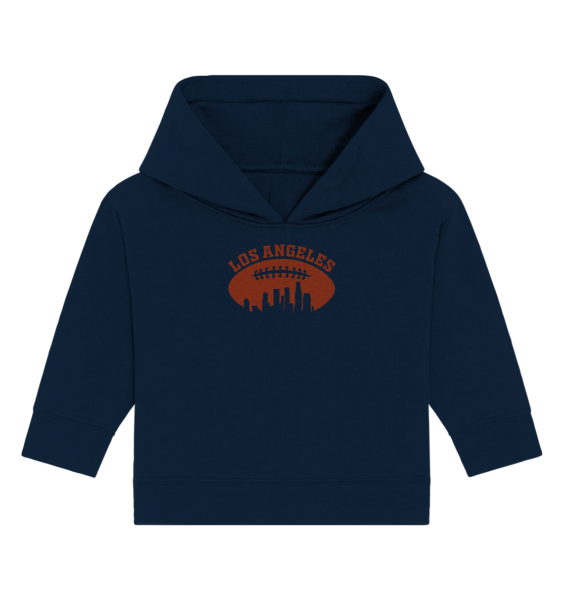 Los Angeles Football Silhouette - Baby Organic Hoodie - Amfoo Shop