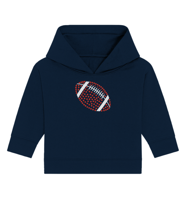 Football Dots - Baby Organic Hoodie - Amfoo Shop