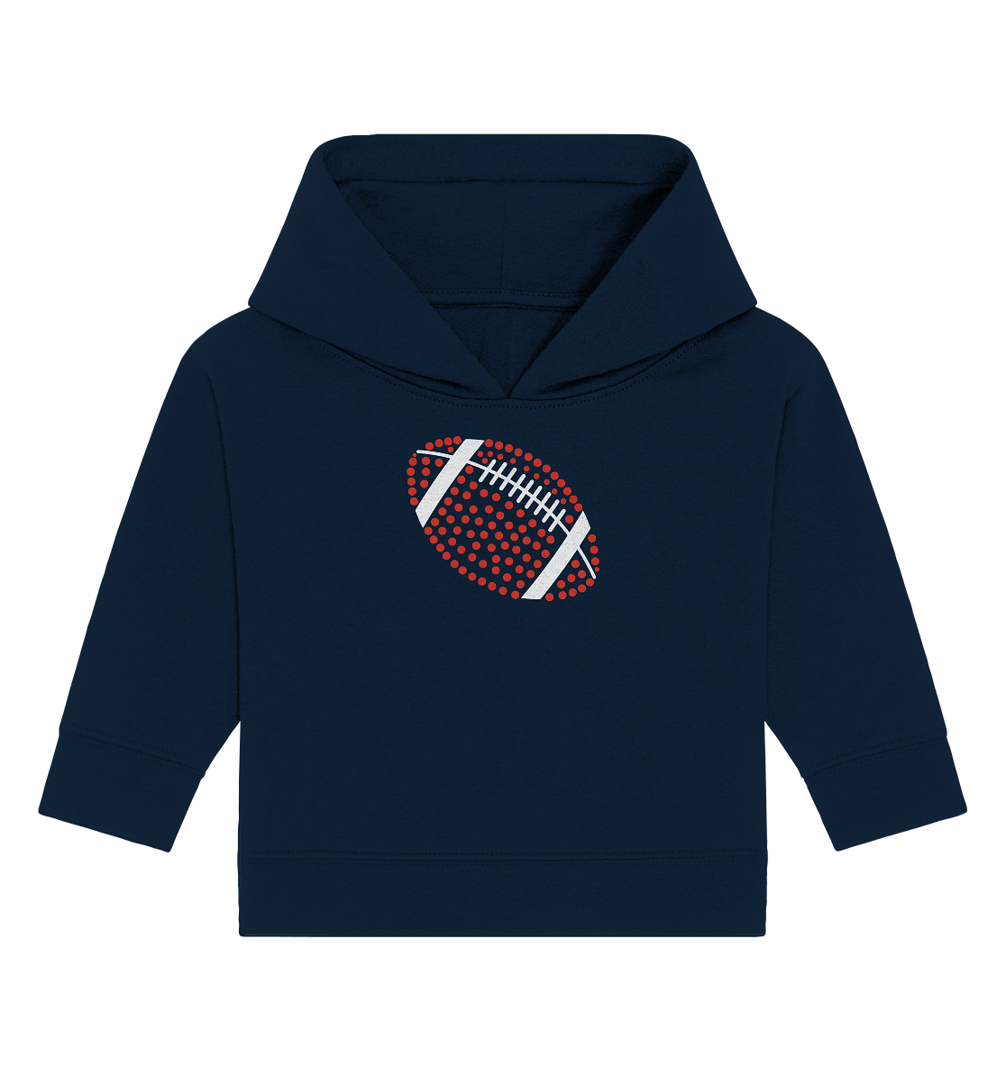 Football Dots - Baby Organic Hoodie - Amfoo Shop