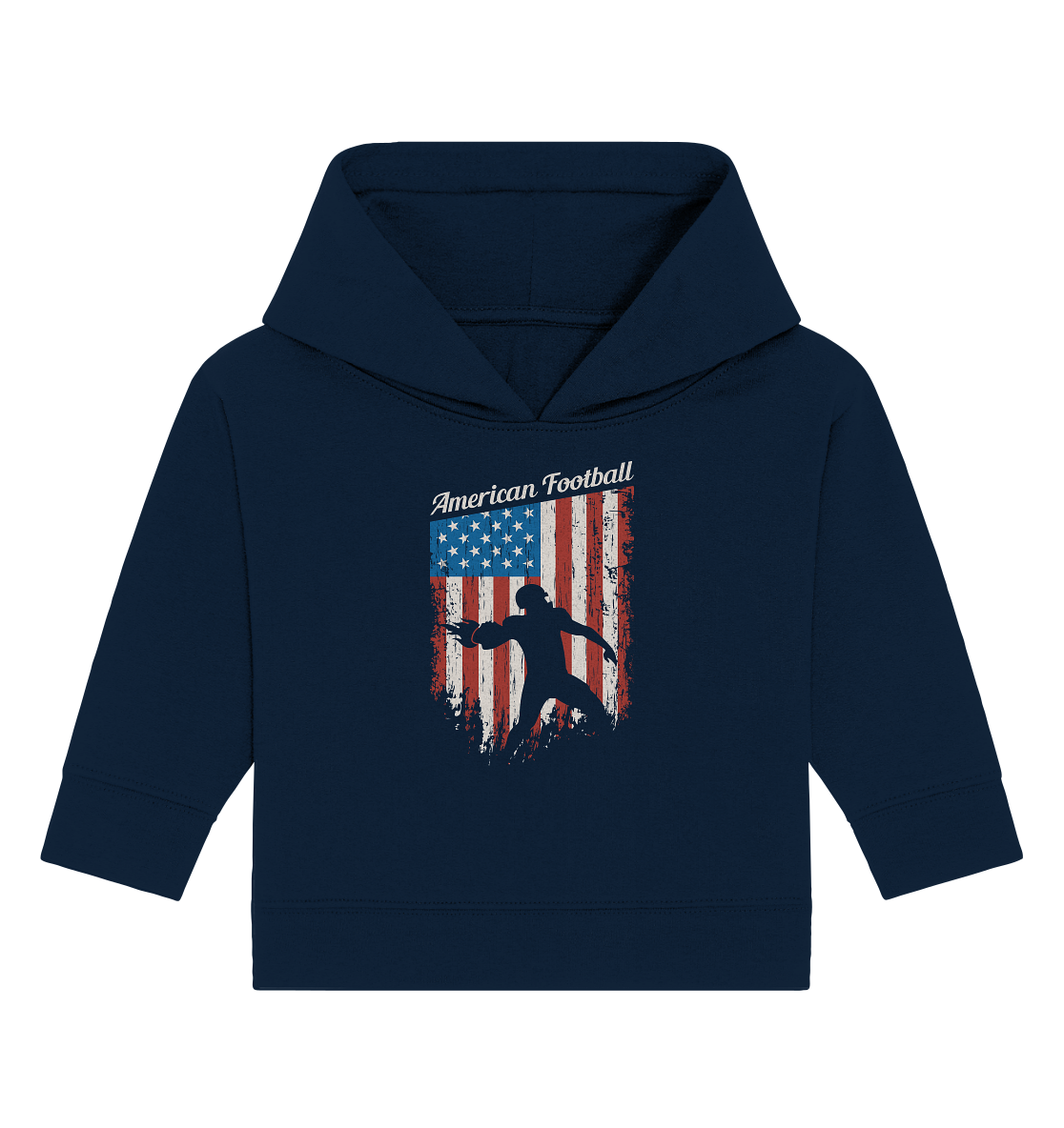 American Football Banner - Baby Organic Hoodie - Amfoo Shop