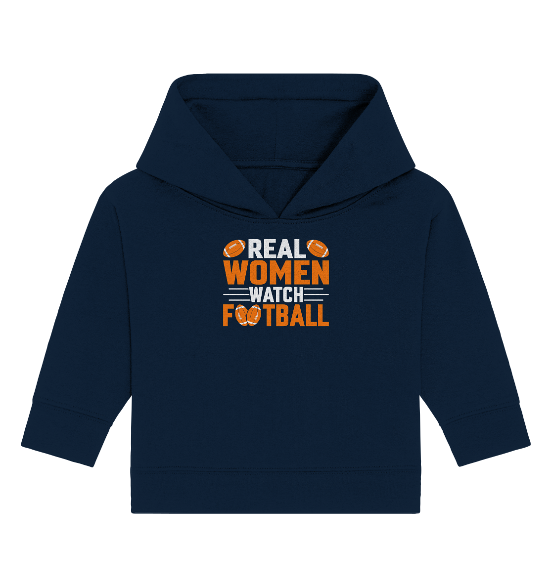 Real Women - Baby Organic Hoodie - Amfoo Shop