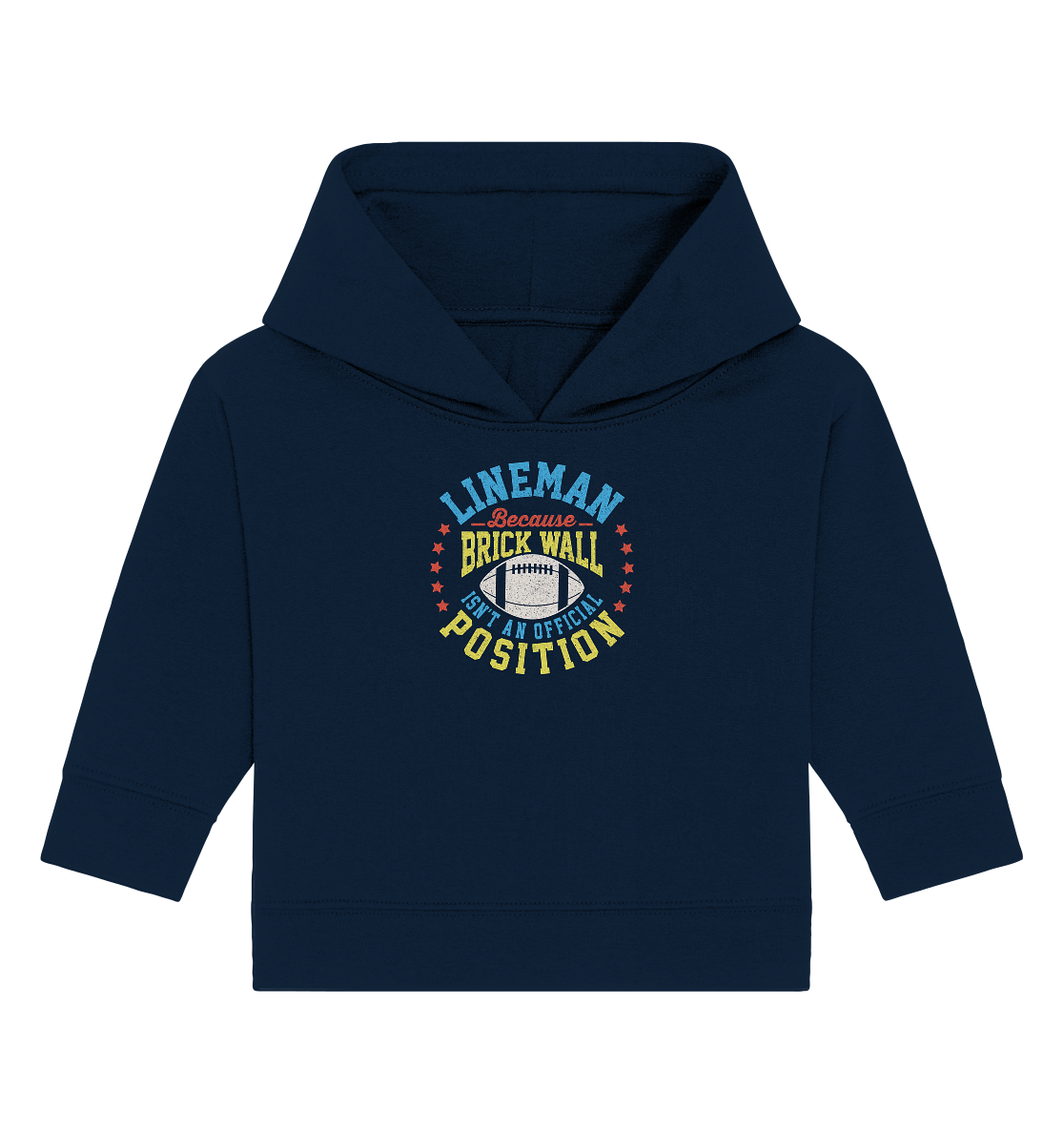 Lineman Brick Wall - Baby Organic Hoodie - Amfoo Shop