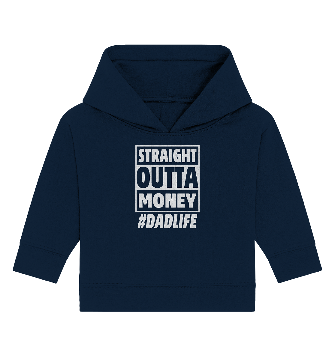 Straight Outta Money - Baby Organic Hoodie - Amfoo Shop