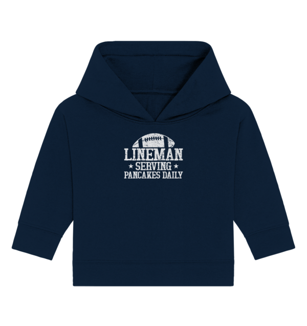 Lineman Serving Pancakes - Baby Organic Hoodie - Amfoo Shop