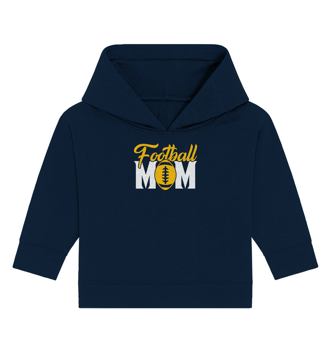 Football MOM - Baby Organic Hoodie - Amfoo Shop