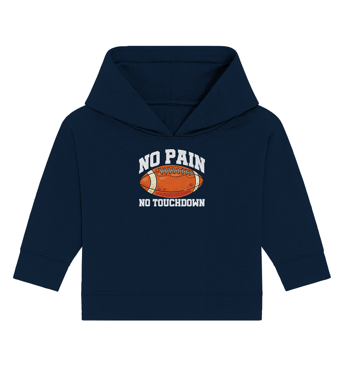 No Pain No Gain - Baby Organic Hoodie - Amfoo Shop