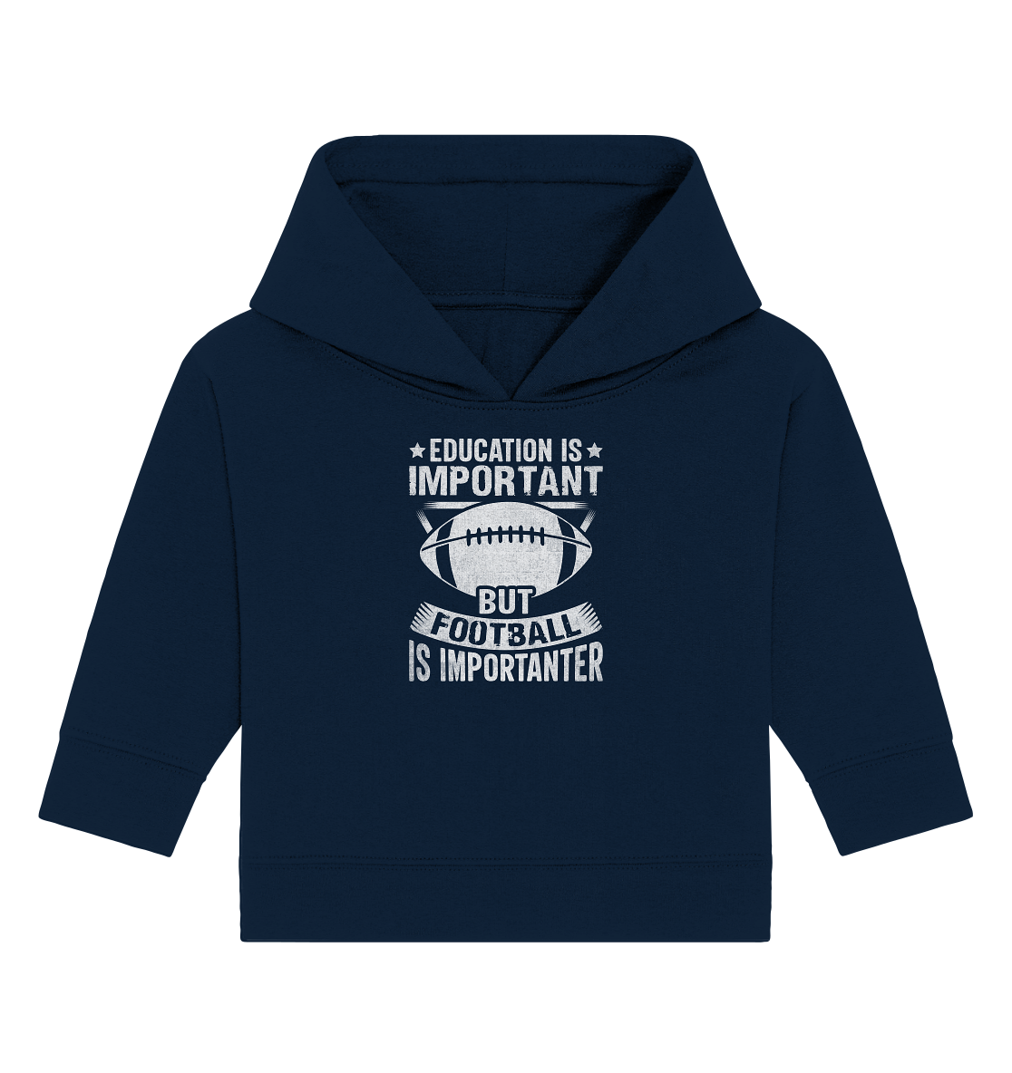 Football is importanter - Baby Organic Hoodie - Amfoo Shop