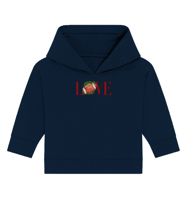 Football Love - Baby Organic Hoodie - Amfoo Shop