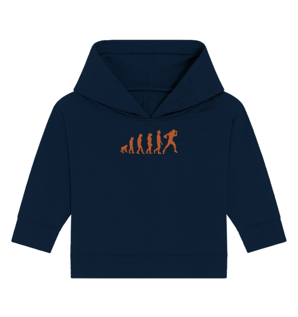 American Football Evolution - Baby Organic Hoodie - Amfoo Shop