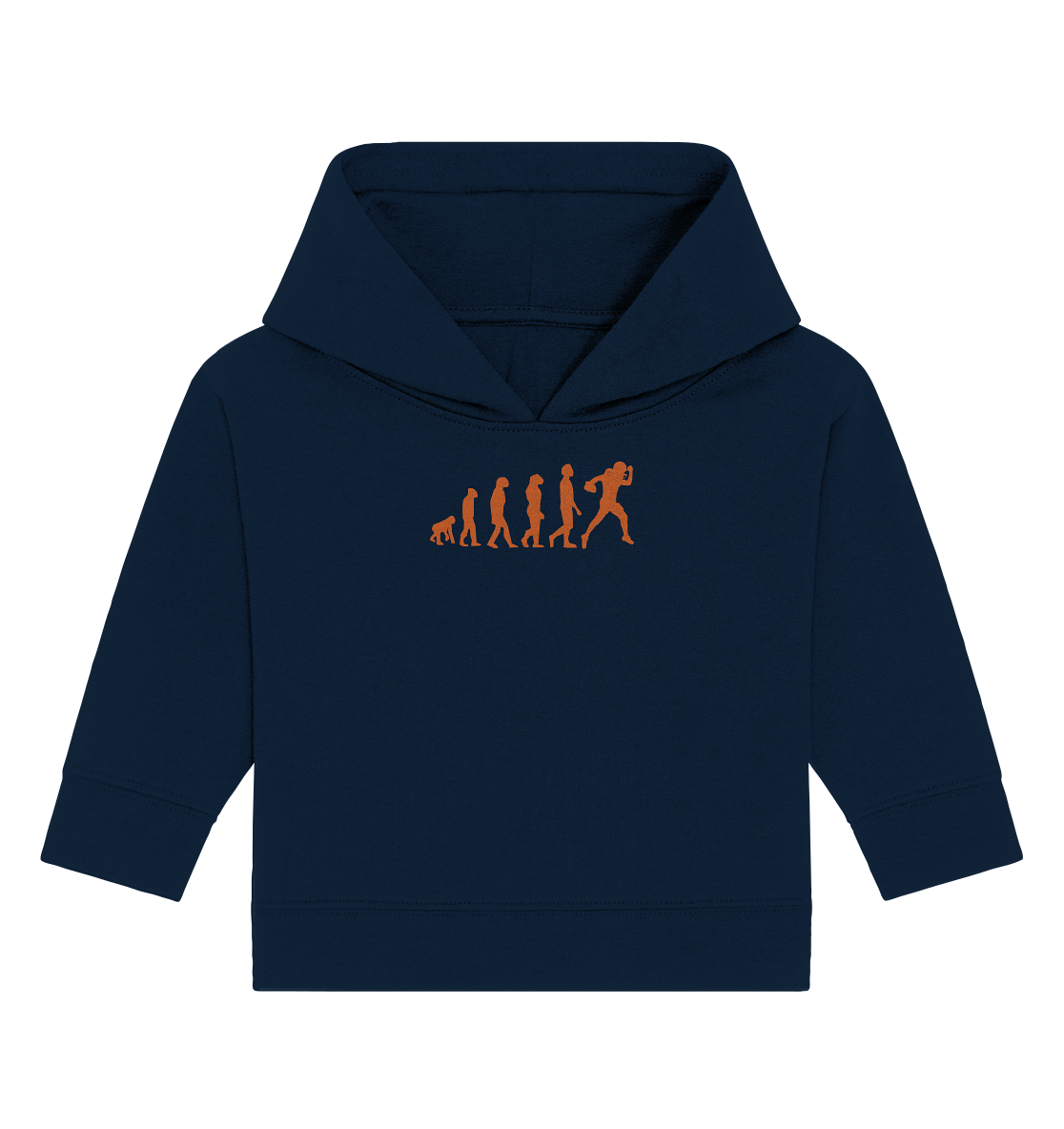 American Football Evolution - Baby Organic Hoodie - Amfoo Shop