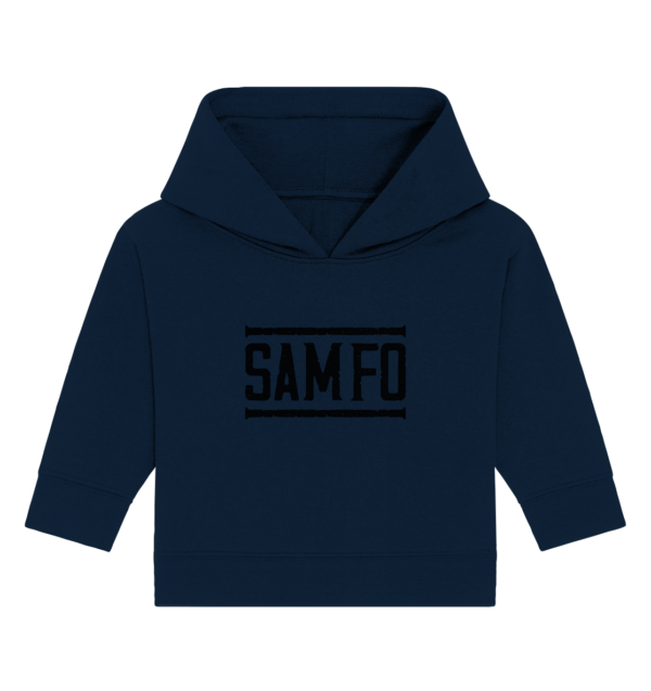 SAMFO black - Baby Organic Hoodie - Amfoo Shop