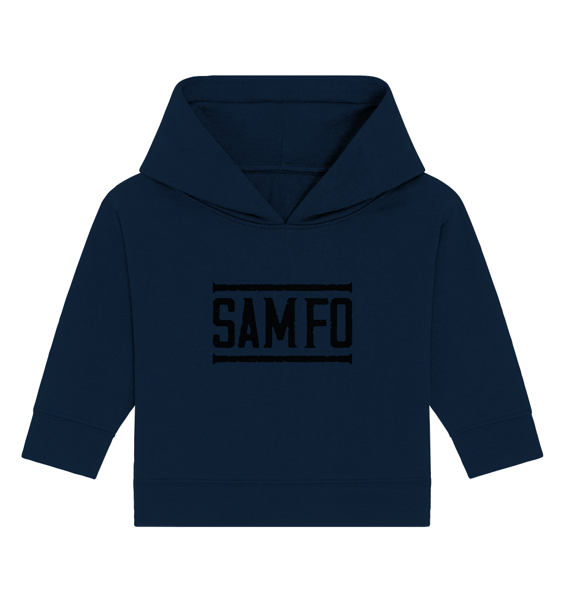 SAMFO black - Baby Organic Hoodie - Amfoo Shop