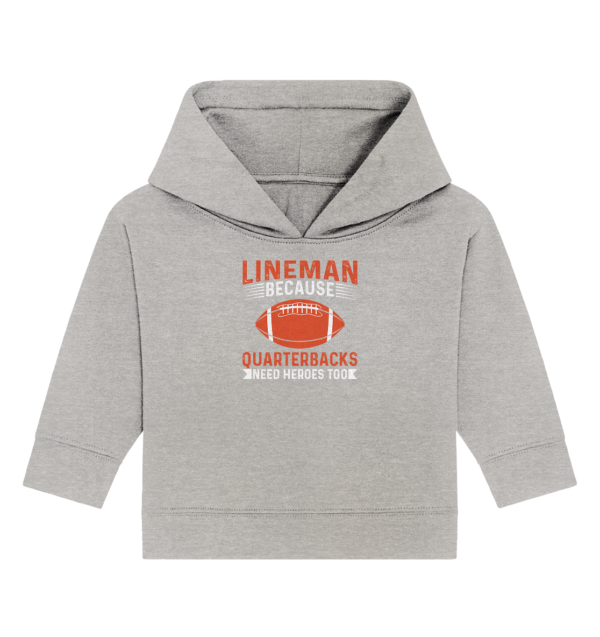 Lineman Quarterback Heroes - Baby Organic Hoodie - Amfoo Shop