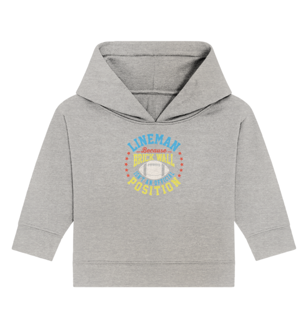 Lineman Brick Wall - Baby Organic Hoodie - Amfoo Shop