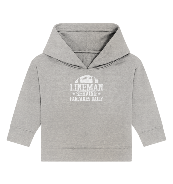 Lineman Serving Pancakes - Baby Organic Hoodie - Amfoo Shop