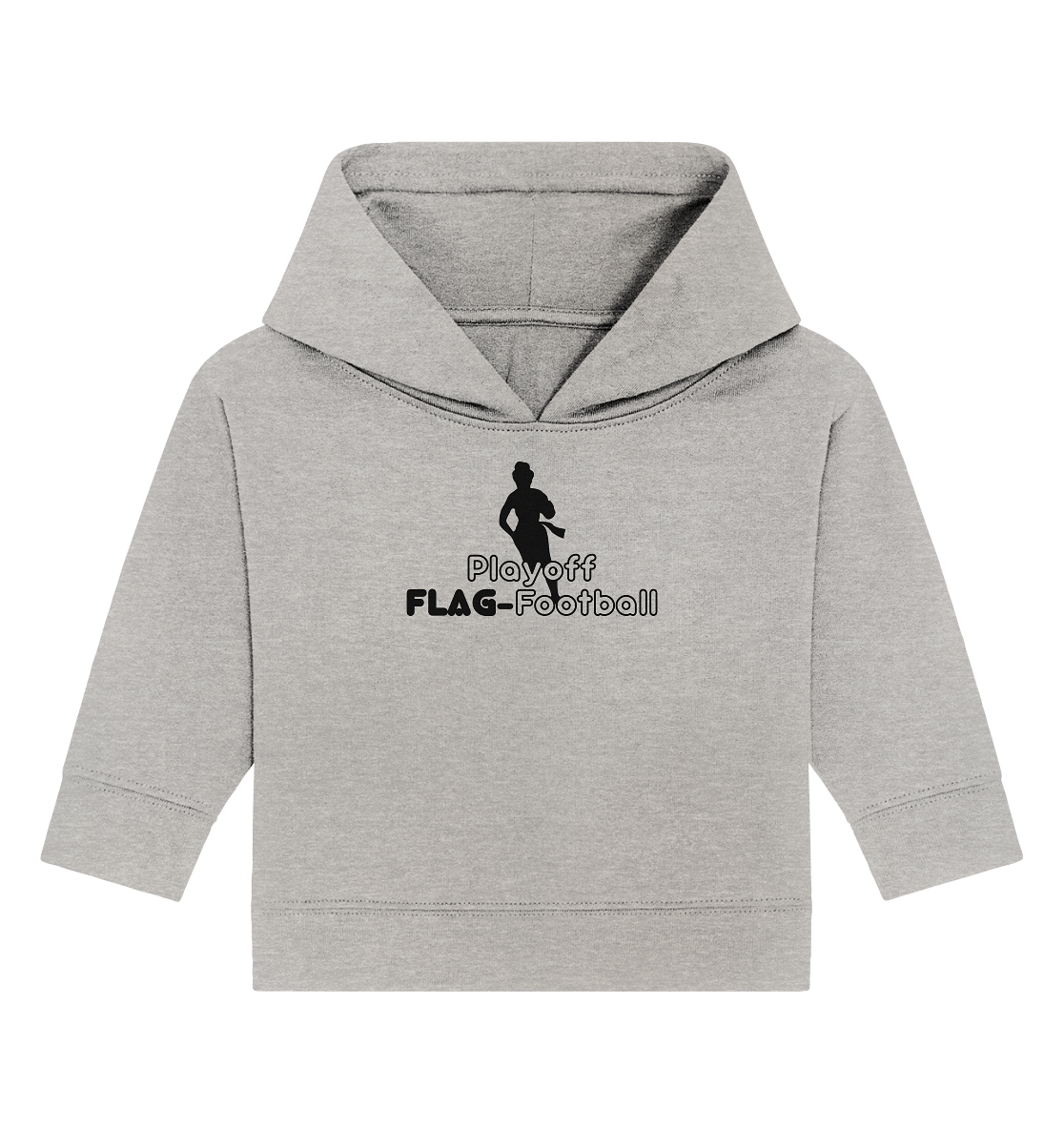 Playoff Flag Football Women black - Baby Organic Hoodie - Amfoo Shop