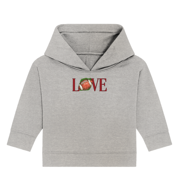 Football Love - Baby Organic Hoodie - Amfoo Shop