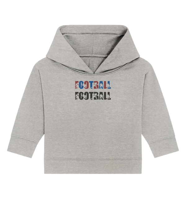 Football Silhouette - Baby Organic Hoodie - Amfoo Shop