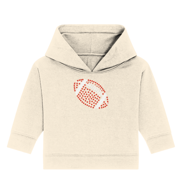 Football Dots - Baby Organic Hoodie - Amfoo Shop