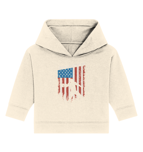 American Football Banner - Baby Organic Hoodie - Amfoo Shop