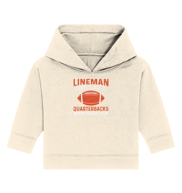 Lineman Quarterback Heroes - Baby Organic Hoodie - Amfoo Shop