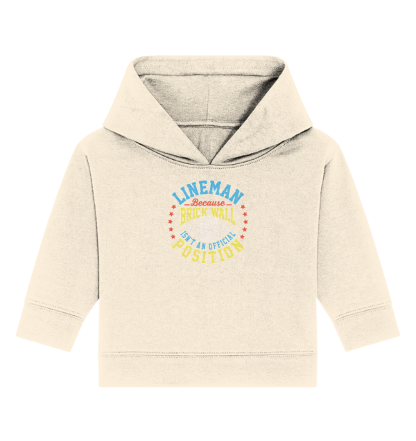 Lineman Brick Wall - Baby Organic Hoodie - Amfoo Shop