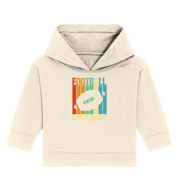 Football is my Therapy - Baby Organic Hoodie - Amfoo Shop