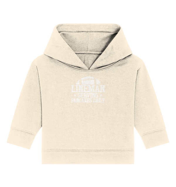 Lineman Serving Pancakes - Baby Organic Hoodie - Amfoo Shop