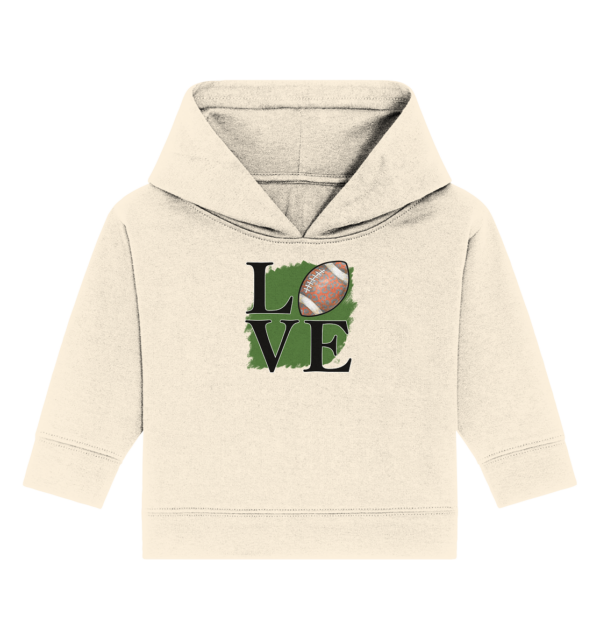 Football Love II - Baby Organic Hoodie - Amfoo Shop