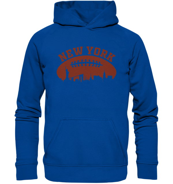 New York Football Silhoutte - Basic Unisex Hoodie - Amfoo Shop