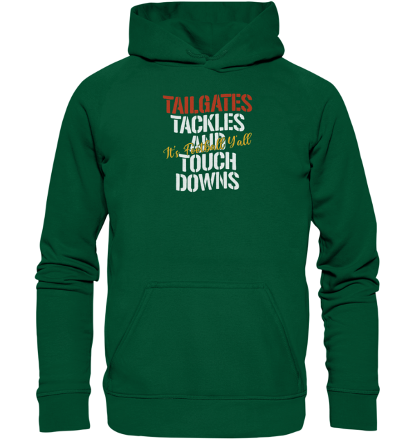 Tailgate Tackles - Basic Unisex Hoodie - Amfoo Shop