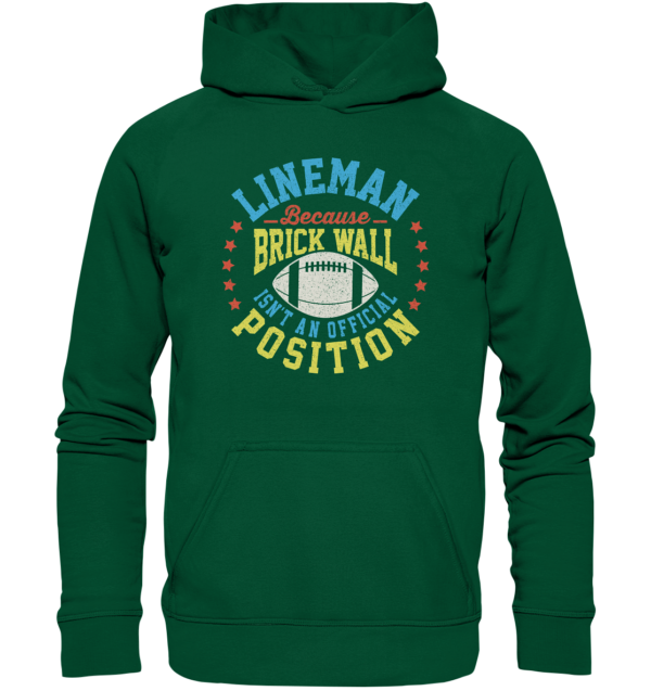 Lineman Brick Wall - Basic Unisex Hoodie - Amfoo Shop