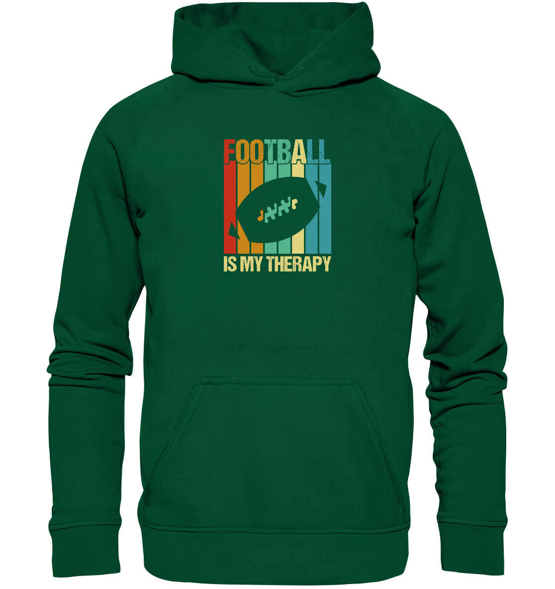 Football is my Therapy - Basic Unisex Hoodie - Amfoo Shop