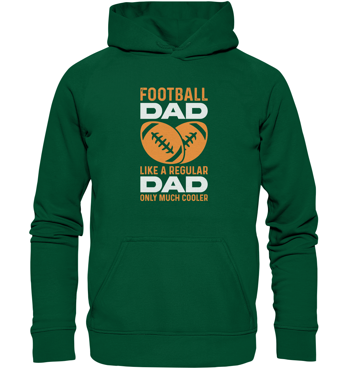 Football Dad Much Cooler - Basic Unisex Hoodie - Amfoo Shop