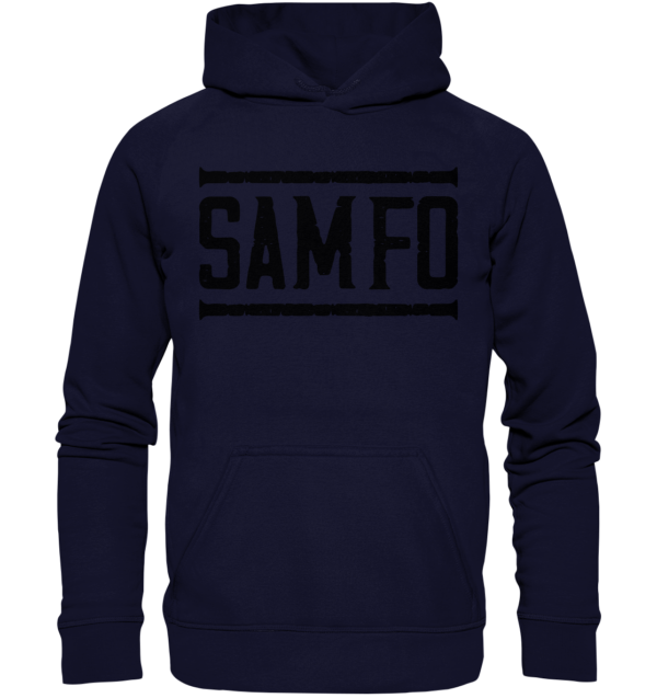 SAMFO black - Basic Unisex Hoodie - Amfoo Shop