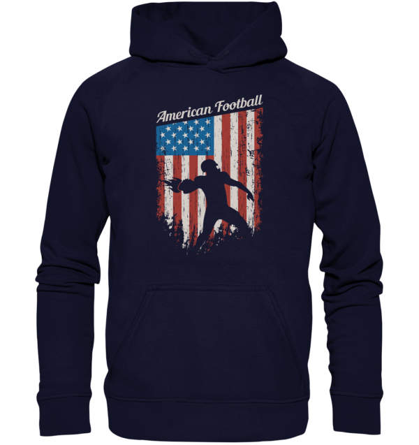 American Football Banner - Basic Unisex Hoodie - Amfoo Shop