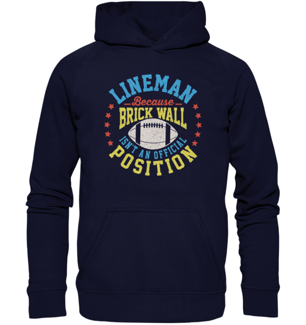 Lineman Brick Wall - Basic Unisex Hoodie - Amfoo Shop