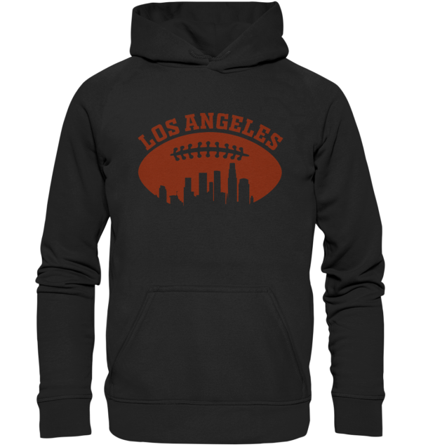 Los Angeles Football Silhouette - Basic Unisex Hoodie - Amfoo Shop