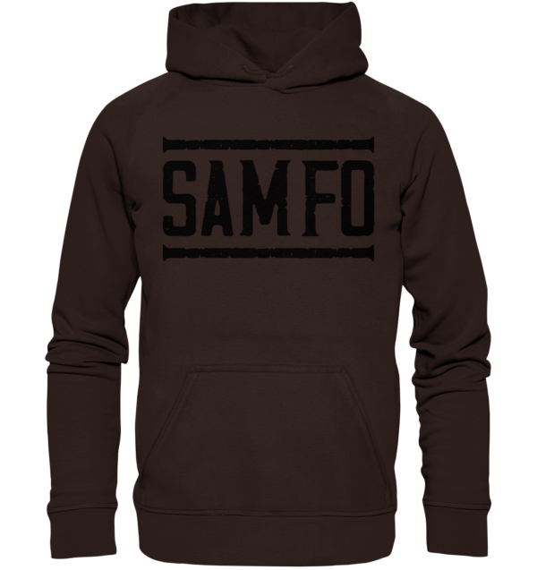 SAMFO black - Basic Unisex Hoodie - Amfoo Shop