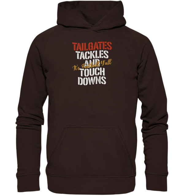 Tailgate Tackles - Basic Unisex Hoodie - Amfoo Shop